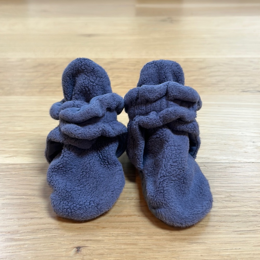 Light Navy Zutano Booties